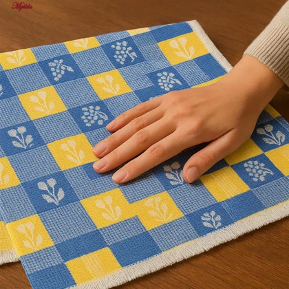 دستمال نظافت خانه و آشپزخانه نخ ماییلدا مدل 5399 بسته 6 عددی