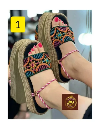 صندل کنفی سنتی زنانه دور مچی