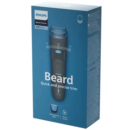 ماشین اصلاح صورت فیلیپس philips مدل BT3617 با تیغه خود تیز شونده