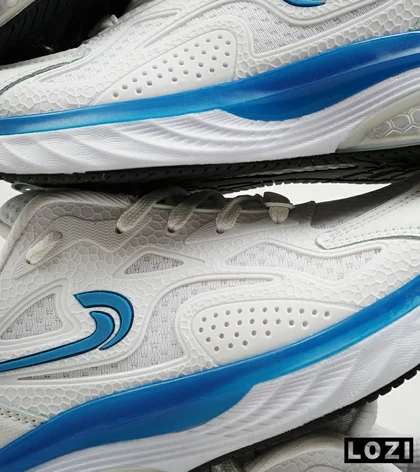کفش کتانی مردانه سفید آبی Nike air max pluse
