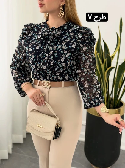 شومیز روژین 0495