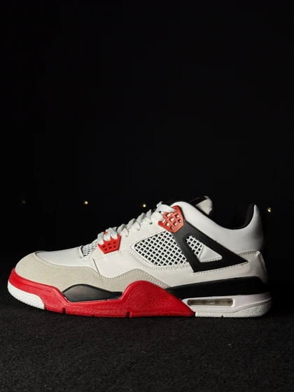 کفش Nike Jordan 4 سفید قرمز 029