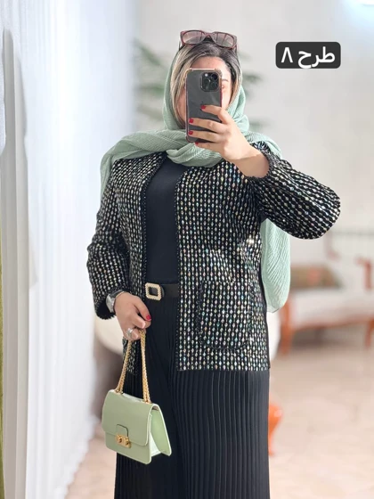 مانتو مخمل سوزندوزی