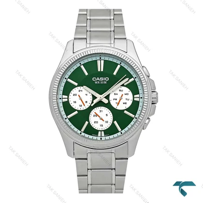 ساعت کاسیو MTP-1375D-3AV اورجینال صفحه سبز Casio-7933-G