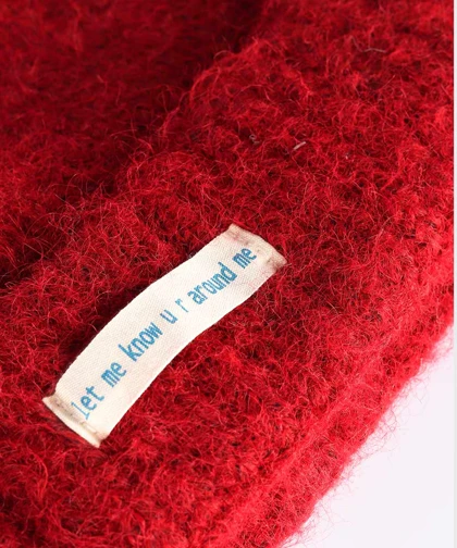 کلاه بافتنی دخترانه گوش دار 2057