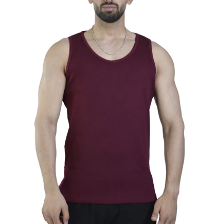 رکابی تنک تاپ کبریتی مردانه کچ مدل 4B0233 زرشکی