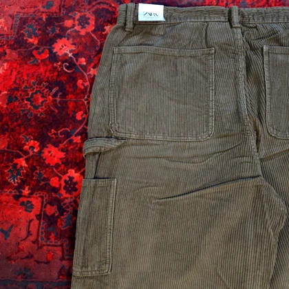 شلوار کبریتی کارپتنر بگ استایل بدون جنسیت ZARA کد 368