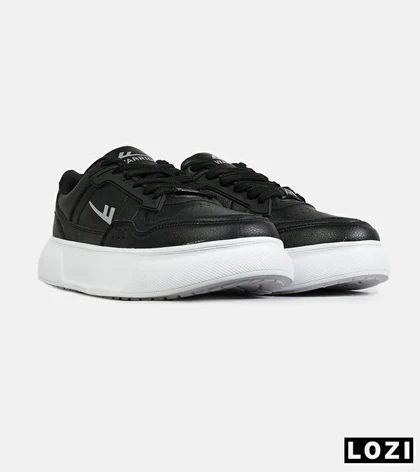 کفش کتانی مردانه مشکی FASHION مدل 7883