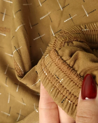 شورت مردانه نخ پنبه پادار سیلکا طرح هومن