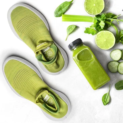 کتانی راحتی میجز جزبا سبز - Jazba Mijaz Sockün Apple Green