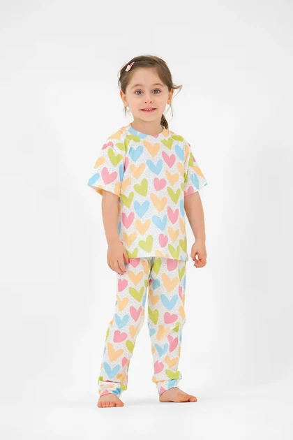 ست آستین کوتاه و شلوار بهاری