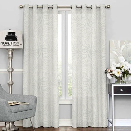 پرده آماده حریر کتان