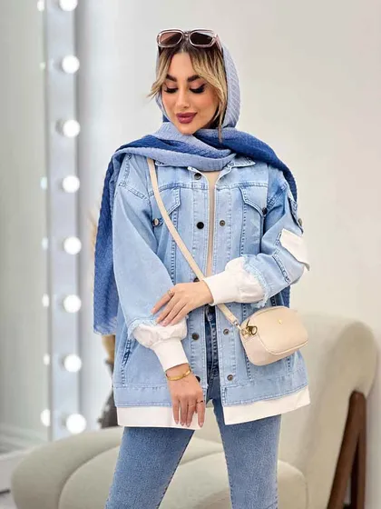 جین ترکیبی دو جیب نما