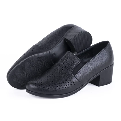 کفش چرم زنانه مدل ماریا تابستانی کد 8680