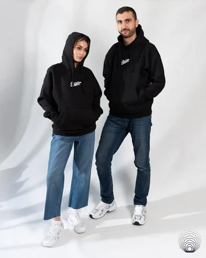 هودی مشکی Pull & Bear اسپرت مردانه و زنانه