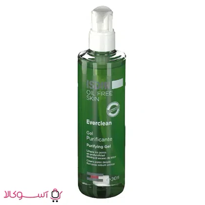 ژل شستشو پوست چرب ایزدین مدل everclean حجم 240 میل