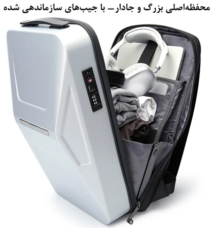 کیف و کوله پشتی لپ تاپ ضد سرقت اورجینال بنج BANGE 3005