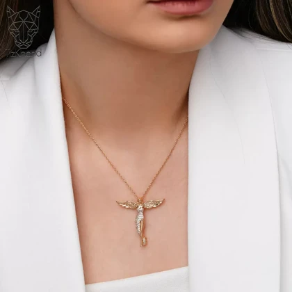 گردنبند فرشته دروازه بهشت ژوپینگ