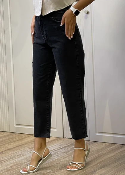 شلوار جین استریت زاپ‌دار