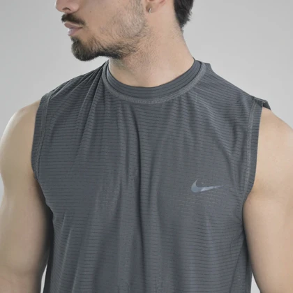 رکابی ورزشی مردانه نایک مدل VHD-Dri Fit-4K0993 طوسی تیره