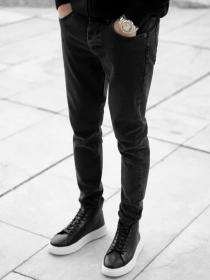 شلوار جین ذغالی کدp211