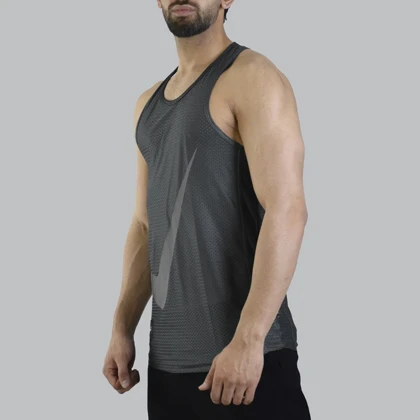 رکابی ورزشی مردانه نایک مدل HS-4A0048 طوسی تیره