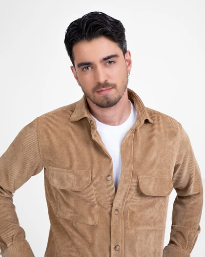 ام کی کالکشن پیراهن آستین بلند mk-6190-cream