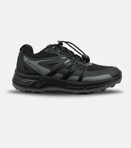 کفش کتانی کوهنوردی مردانه و زنانه مشکی طوسی Salomon wings pro 2