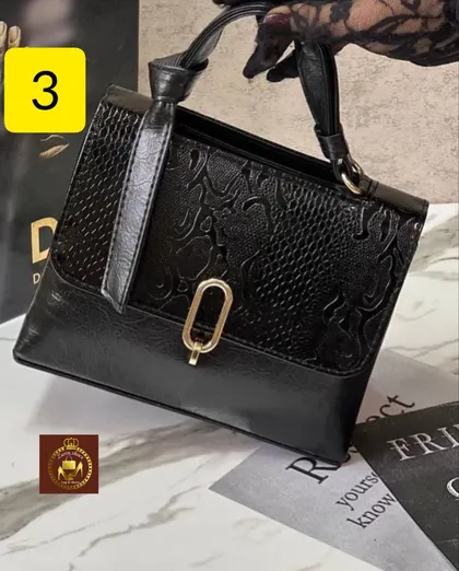 کیف ورنی دسته دار مجلسی زنانه