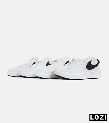 کفش نایک مردانه و زنانه سفید مشکی Nike Blazer Phantom Low