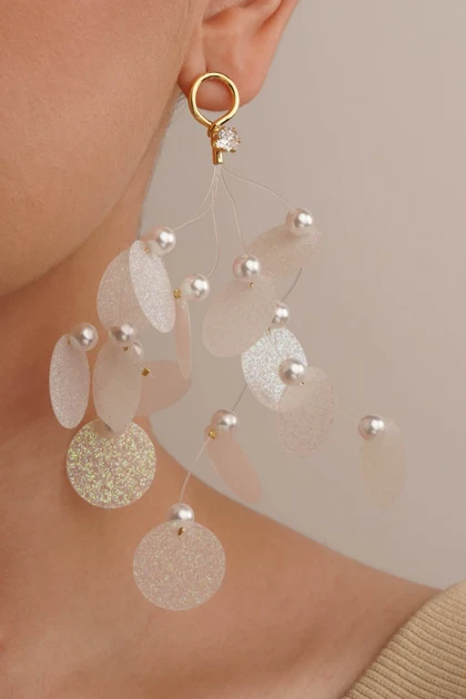 گوشواره رادیوم پولکی کار خاص و بی نظیر