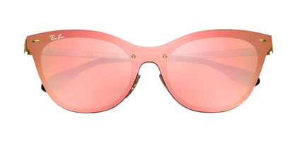 عینک آفتابی ریبن RayBan 3580N | عینک آفتابی ریبن RayBan 3580N Blaze Cat Eye Flat Lens Pink Mirror کد 68155