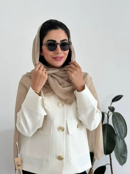 شال پلیسه تیغ ماهی دخترانه(تحویل فوری) موجود در انبار 4 عدد
