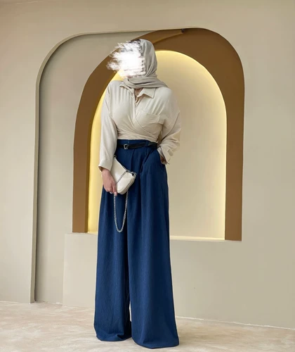 شلوار فول بگ پلیسه