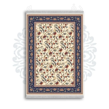 *جدید* فرشینه از جنس پارچه شانل مخمل ترک طرح فانتزی برند دفه کد 1820