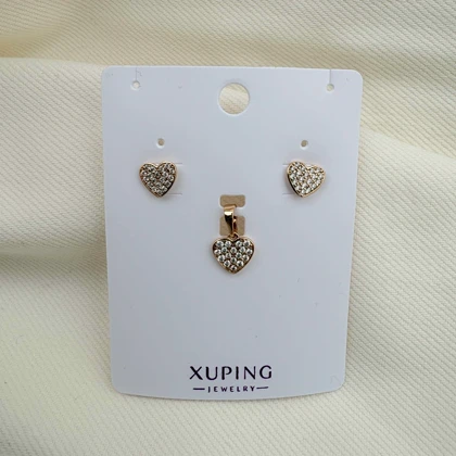 نیم ست قلب ژوپینگ پشت میخی بدون زنجیر