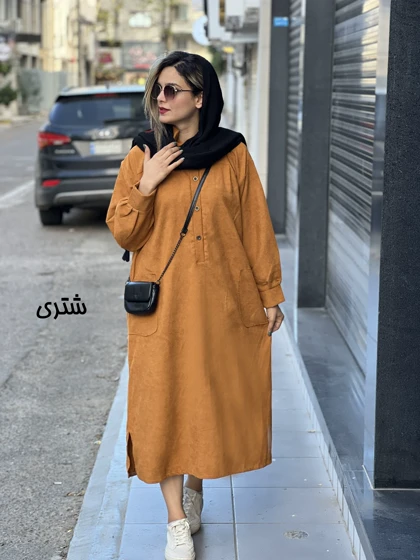 پیراهن مانتویی سارگل