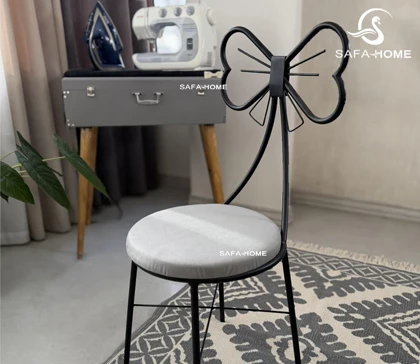 ست میز چرخ دوژان چمدانی طرح راه طوسی و مشکی