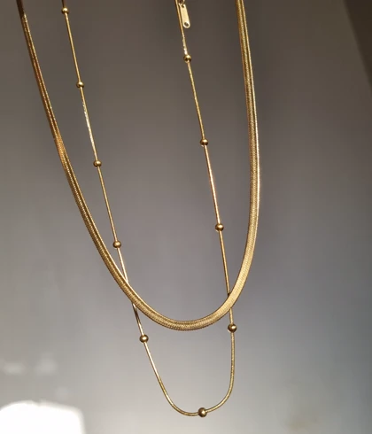 گردنبند هرینگبون و البرنادو استیل