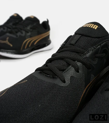 کفش کتانی ورزشی مشکی طلایی مردانه و زنانه PUMA