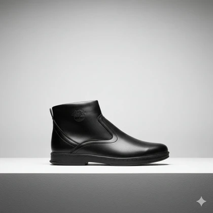 نیم بوت مردانه مشکی مدل Rad
