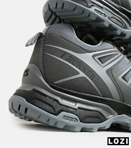 کفش کتانی بزرگ پا طوسی خاکستری I-Runner