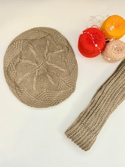 کلاه و شالگردن فرانسوی جدید