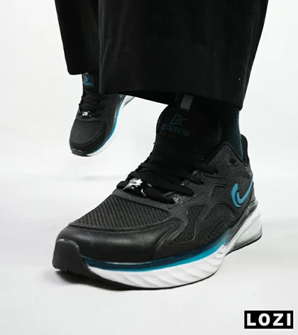 کفش کتانی مردانه مشکی آبی Nike air max pluse