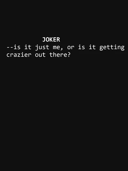 هودی جوکر | هودی JOKER طرح Joker Script کد 110509