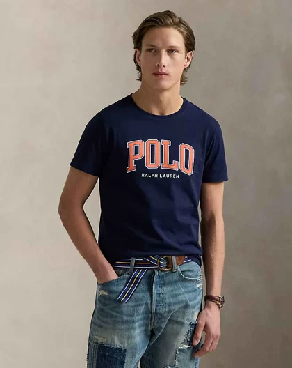 تیشرت طرح Custom Slim Fit Logo Jersey کد 275089