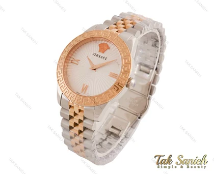 ساعت ورساچه زنانه رزگلد نقره ای Versace-3948-L