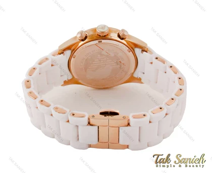 ساعت امپریو آرمانی سفید زنانه Emporio-3847-L
