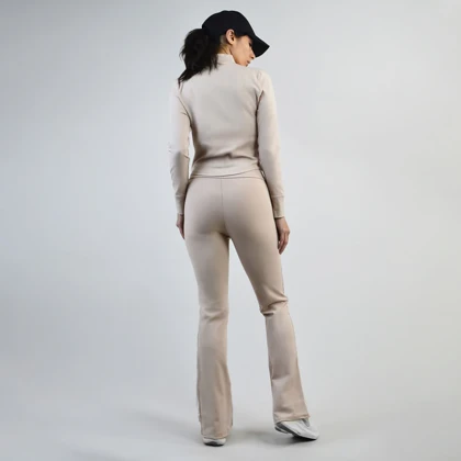 ست سویشرت و شلوار ورزشی زنانه مدل 4H0913 کرم