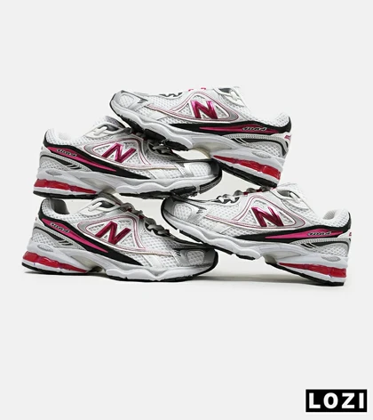 کفش کتانی مردانه و زنانه سفید سرخابی NEW BALANCE 1064 مدل 5623